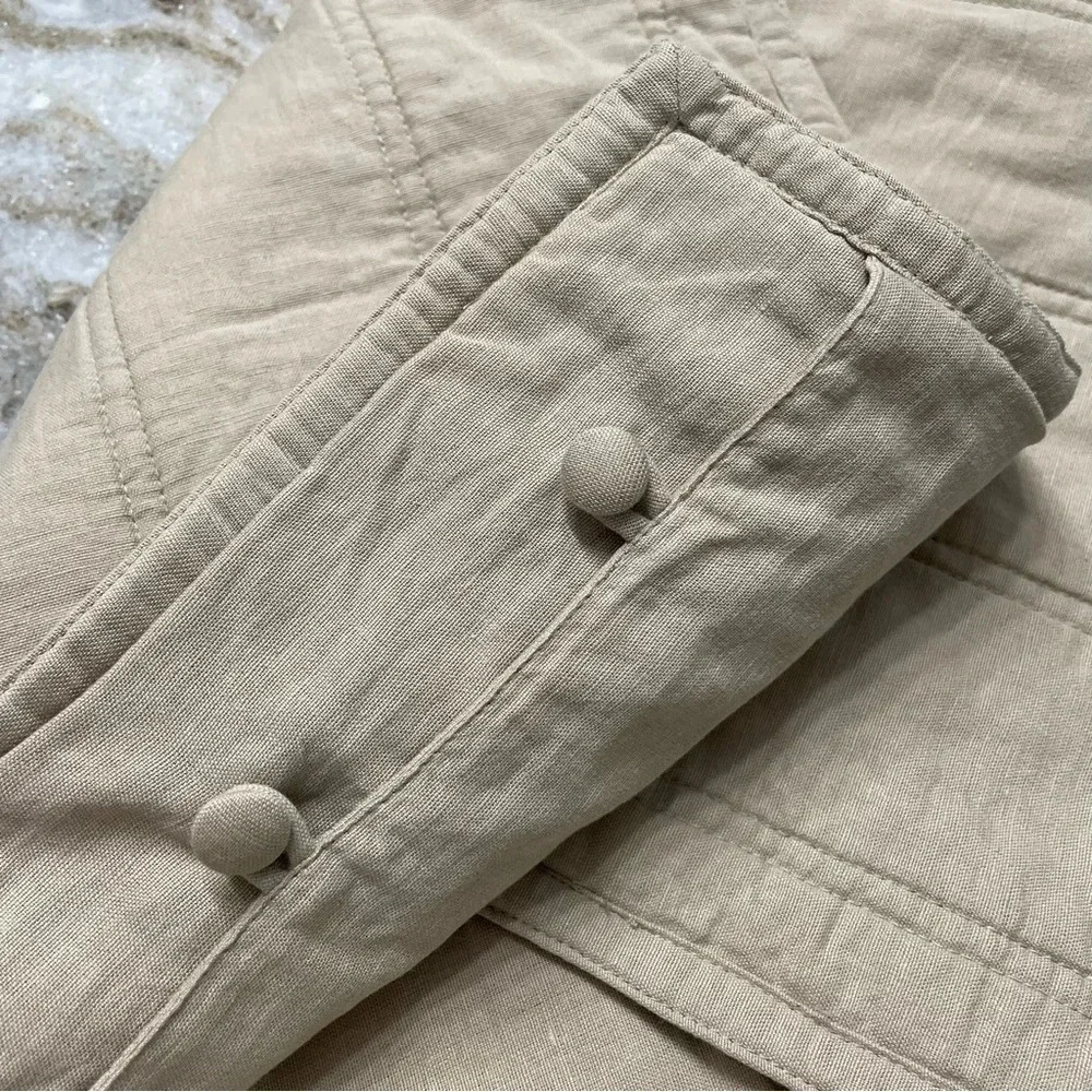 Ralph Lauren Set of 2 Pillow Cover Linen Blend Neutral Tan